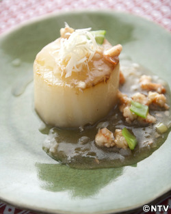 もこみち流　大根ステーキ　〜エビのあんかけ