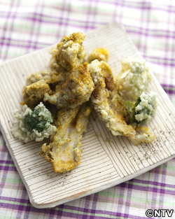 もこみち流　ちくわとタコの揚げ物　〜カレー風味で