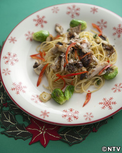 もこみち流 グリルチキンのオイルベースパスタ