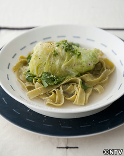 もこみち流 ズッキーニ入りロールキャベツのスープスパ