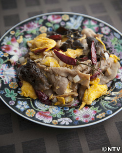 もこみち流 豚バラとキクラゲのピリ辛卵炒め