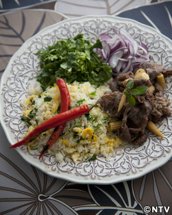 もこみち流 タイ風焼き肉ライス