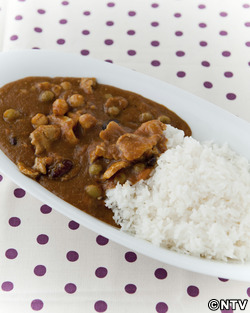 もこみち流 豆と豚バラ肉のカレー