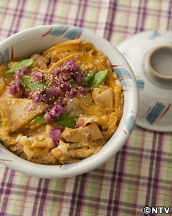 もこみち流 絹さやとたけのこの卵とじ丼