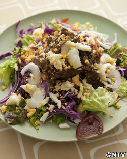 もこみち流　韓国風サラダうどん