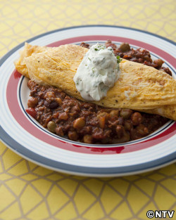 もこみち流 チリビーンズのオムレツ