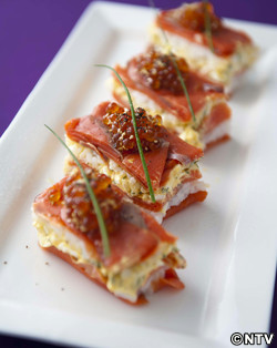 もこみち流　サーモンのミルフィーユ寿司