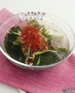 もこみち流　わかめの冷やしスープ
