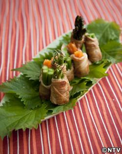 もこみち流　豚肉の彩り巻き