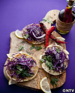 もこみち流 レッドキャベツのピッツァ