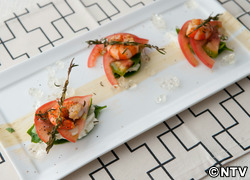 もこみち流　海老とサワークリームのミルフィーユ仕立て