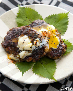 もこみち流 黒ごま入りつくねのフライパン焼き