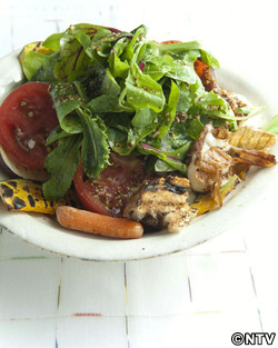 もこみち流　秋の彩りサラダ　～フレンチドレッシングで～