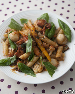 もこみち流　秋野菜のラタトゥイユのペンネ