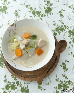 もこみち流 豆乳スープ