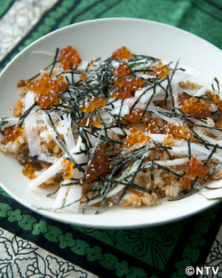 もこみち流 和風バターライス ~イクラをのせて~