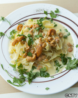 もこみち流 ウニのクリームタリアテッレ