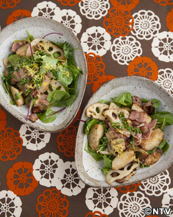 もこみち流 里いもとれんこんのホットサラダ