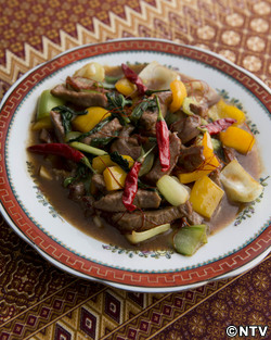 もこみち流 細切り豚肉とチンゲンサイ炒め