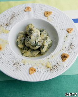 もこみち流 ほうれん草のニョッキ