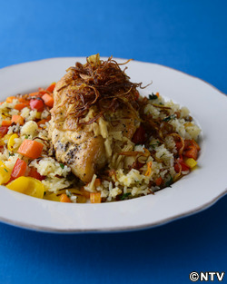もこみち流 鶏むね肉とカラフルライス