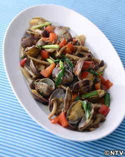 もこみち流　アサリの山椒炒め