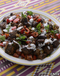 もこみち流 トルコ風サイコロステーキ