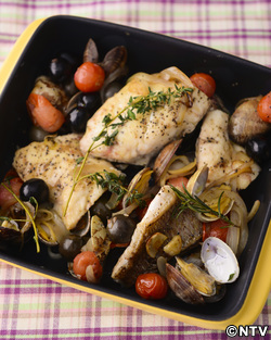 もこみち流 桜鯛のトマト蒸し煮