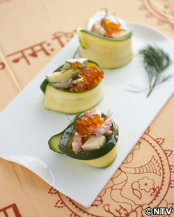 もこみち流 小エビといくらのミニサラダ