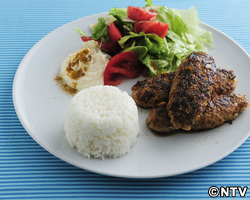 もこみち流 カレースパイスのつくね焼き