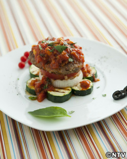 もこみち流 ミニハンバーグタワー