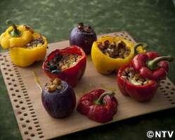 もこみち流 トルコ風パプリカと紫玉ねぎのオーブン焼き