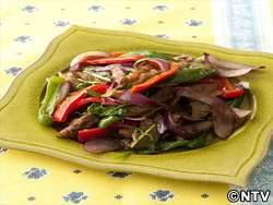 もこみち流　牛肉とパプリカの炒めもの