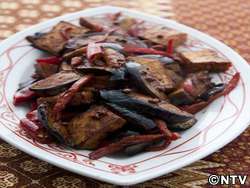 もこみち流　厚揚げとなすの辛み炒め