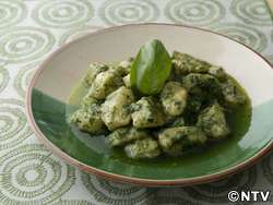 もこみち流　バジリコのニョッキ