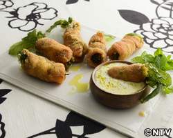 もこみち流 スモークサーモンのロールフライ