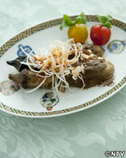 もこみち流　焼き茄子の中華風