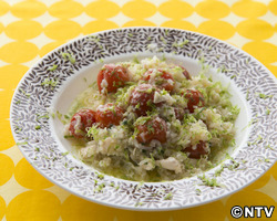 もこみち流　ライム風味のチキンリゾット