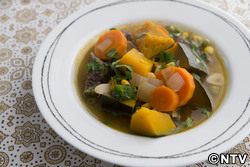 もこみち流 牛肉とかぼちゃのスープ