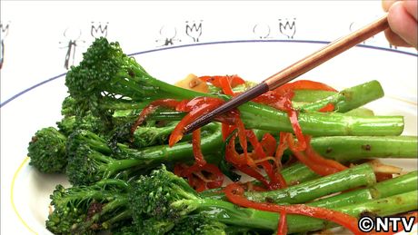 もこみち流　スティックブロッコリーのＸＯ醤炒め