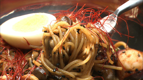 もこみち流　タコとキムチの韓国風パスタ