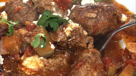 もこみち流　ミートボールのトマト煮込み