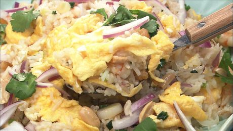 もこみち流　タイ風エビチャーハン