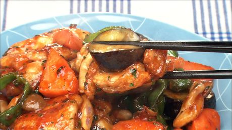 もこみち流　鶏肉と野菜のケチャップソテー