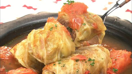 もこみち流　和風　トマトのロールキャベツ