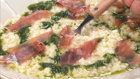 もこみち流　チーズリゾット～バジルソース～