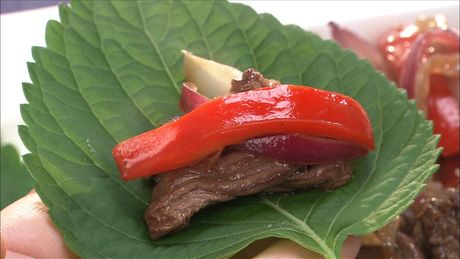 もこみち流　タイ風牛肉の炒めもの