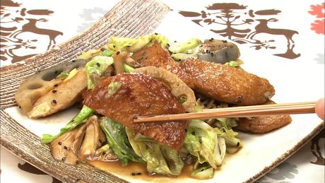 もこみち流　さつま揚げのみそ炒め