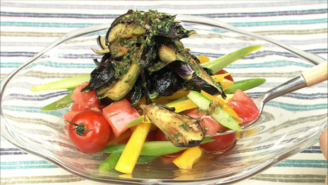 もこみち流　揚げなすの和風サラダ