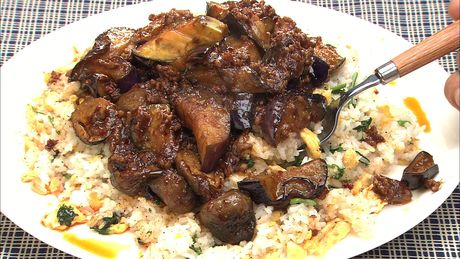 もこみち流　激辛麻婆なす飯